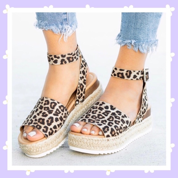 Size8🛑FINAL Price Drop🛑Leopard Print  Espadrille - Picture 2 of 3